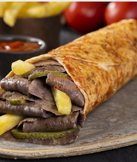 Large Et Döner Dürüm Menü görseli