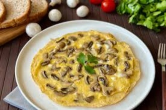 Mantarlı Omlet Tabağı görseli