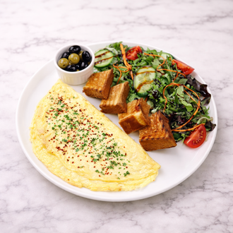 Beyaz Peynirli Omlet görseli