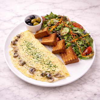 Mantarlı Kaşarlı Omlet görseli