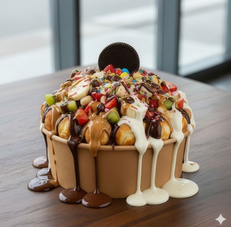Oreolu Waffle Bowl görseli