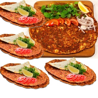 10 Lahmacun + 1.5 Litre Sütaş Ayran görseli
