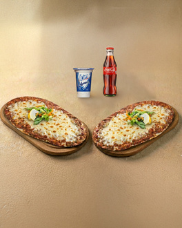 2'Li Kaşarlı Lahmacun Menü görseli