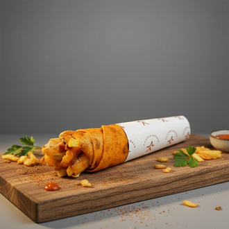 Tavuk Döner Jumbo Dürüm (47 Cm) görseli