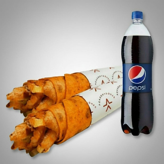 2'Li Tavuk Jumbo Menü (47 Cm) görseli