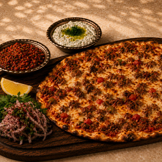 Kaşarlı Lahmacun görseli
