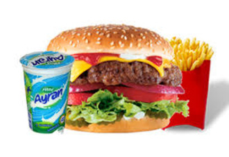 Menü 2 Burger (100 Gr.menü görseli