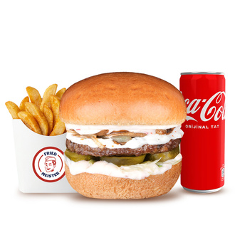 Meister Onion & Mush Et Burger görseli