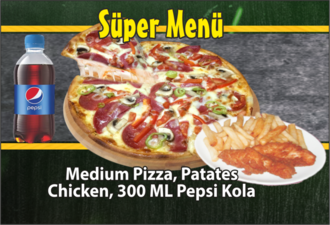 Pizzarria Süper Menü görseli