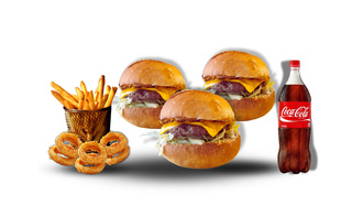 3'Lü Adım Burger Menü görseli