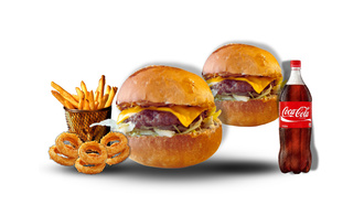2'Li Adım Burger Menü görseli