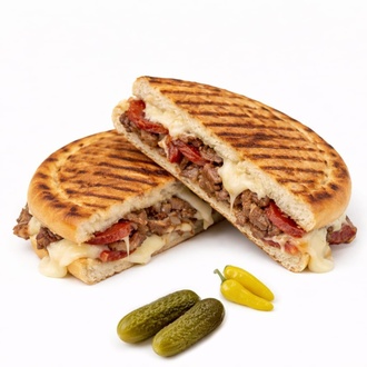 Kavurmalı Sucuklu Kaşarlı Tost görseli
