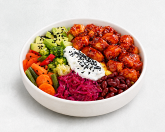 Barbekü Soslu Tavuk Bowl görseli