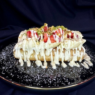 Brussels Beyaz Çikolatalı Waffle görseli