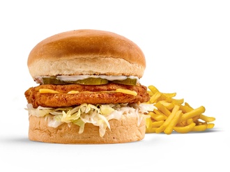 Cheddar Tavuk Burger görseli