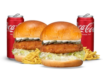 2'Li Chicken Burger Menü görseli