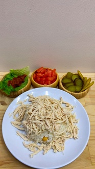 Tavuklu Nohutlu Pilav (Duble) görseli