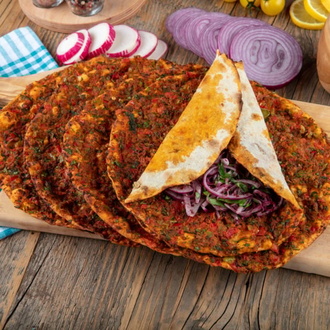 15 Adet Lahmacun + Yeşillik + 1.5 Litre Mnü görseli