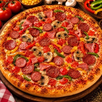 Dolu Dolu Pizza (Orta) görseli