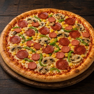 Karışık Pizza (Büyük) görseli
