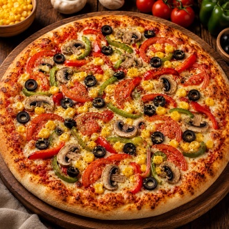 Sebzeli Pizza (Orta) görseli