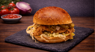 Acılı Çıtır Tavuk Burger (150 G) görseli