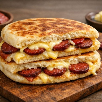 Dana Sucuklu Bazlama görseli