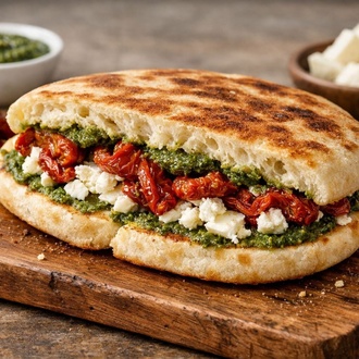 Kuru Domatesli Bazlama görseli