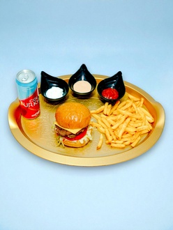 Orta Boy Cheeseburger Menü görseli