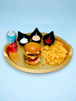 Double Boy Cheeseburger Menü görseli