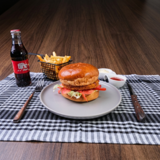 3'Lü Tavuk Burger Menü görseli