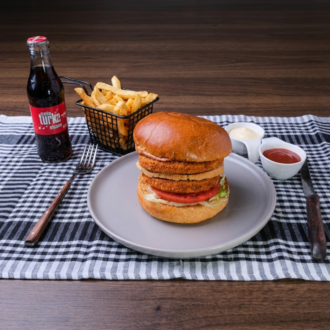Double Tavuk Burger Menü görseli