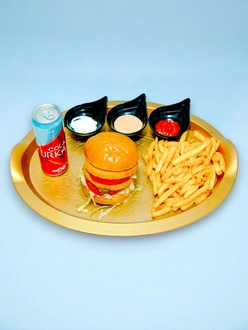 Double Tavuk Burger Menü görseli