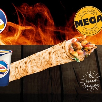 Mega Ayran Menü (40 Cm) görseli