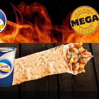 Mega Max Ayran Menü (40 Cm) görseli