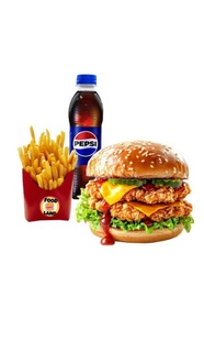 Double Tavuk Burger Menü görseli