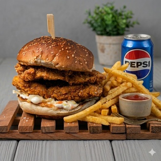 Double Çıtır Burger görseli