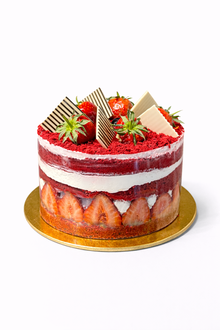 Red Velvet Pasta (8 Kişilik) görseli