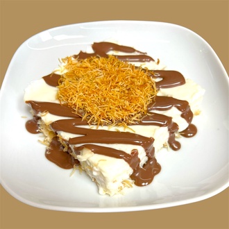 Çikolatalı Kadayıflı Muhallebi görseli