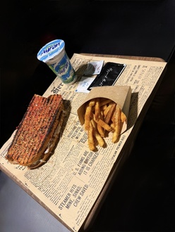 Paydos Kaşarlı Tost Menü (Sütaş Ayran) görseli