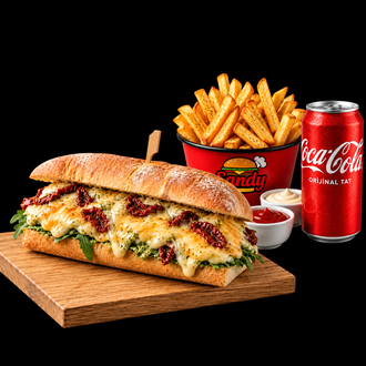 Four Cheese (Dört Peynirli) Ciabatta Sandviç Menü görseli