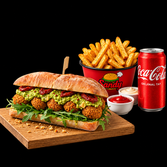 Vegan Fit Ciabatta Sandviç Menü görseli