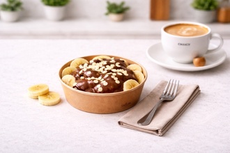 Cream Muzlu Küp Waffle (Yarım Lezzet) görseli