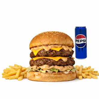 Double Yoyo Menü (2Xköfte+patates+330ml İçecek görseli