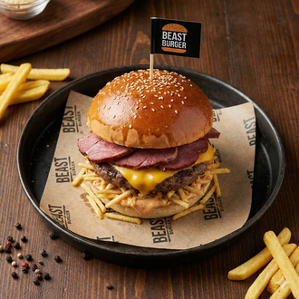 Smoky Crunch Burger (Füme Etli) görseli