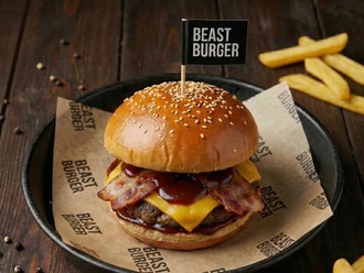 Texas Bbq Beast Burger görseli