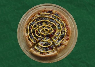 Cheddarlı Biftekli Pizza görseli