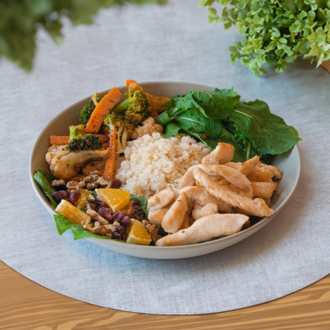 Tavuklu Kinoalı Tabak görseli