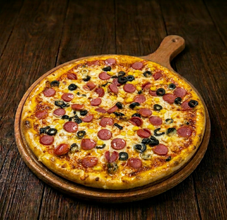 22. Sosisli Salsiccia Pizza (Büyük) görseli