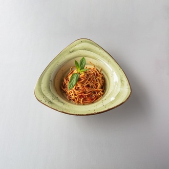 Köri Soslu Tavuk & Salçalı Spaghetti Makarna görseli